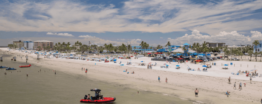 City of Fort Myers Beach, view from the water